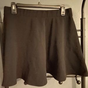 Large black skater skirt from Wet Seal